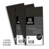 black long crepe paper double pack