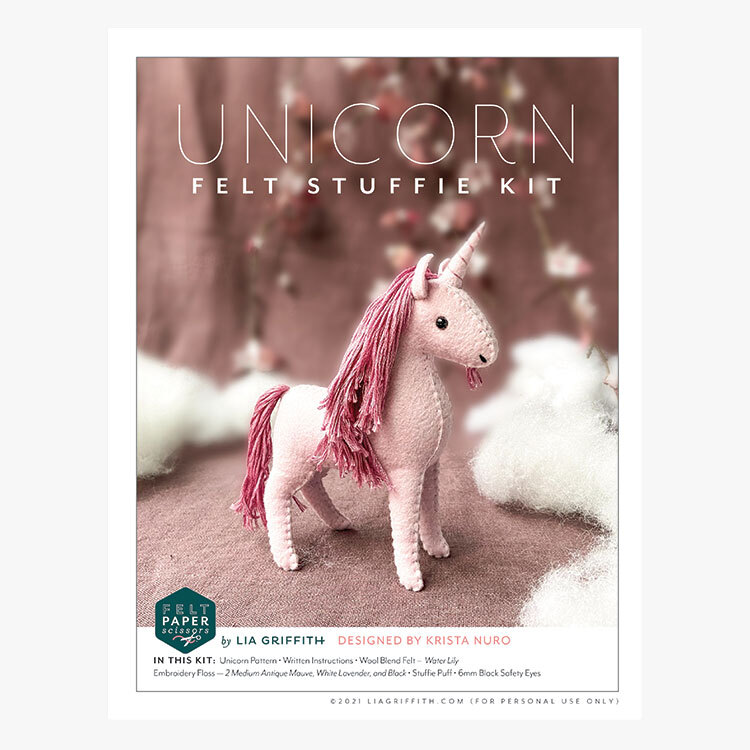DIY Felt Unicorn Stocking – Craft Box Girls