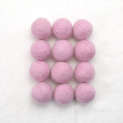 Pink Felt Balls