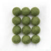 Lia Griffith Felt Balls 2cm Olive - Pack of 12