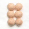 Lia Griffith Felt Balls 4 cm Almond - Pack of 6
