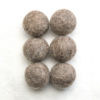 Lia Griffith Felt Balls 4cm Mushroom - Pack of 6