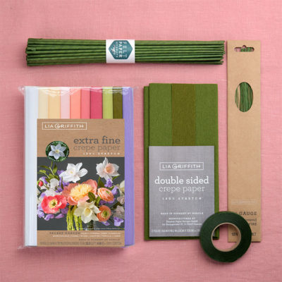 English Garden crepe paper by Lia Griffith - Shop Lia Griffith