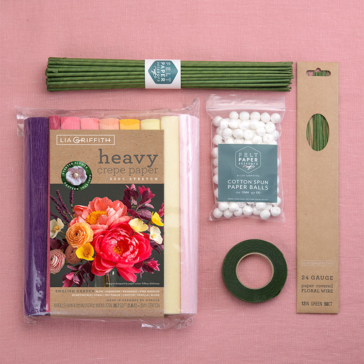 Crepe Paper Flower Making Supplies