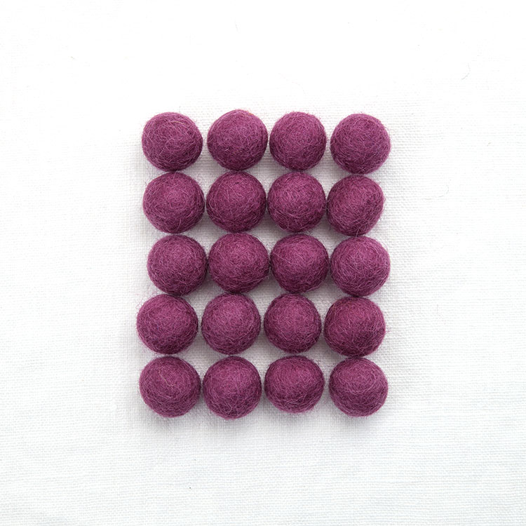 1.5CM - Tiny Wool Felt Balls - Colorful Felt Balls - 1.5CM Felt