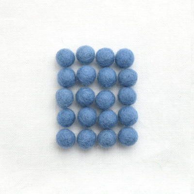 Ocean Blue - Wool Felt Balls 2cm - American Felt & Craft