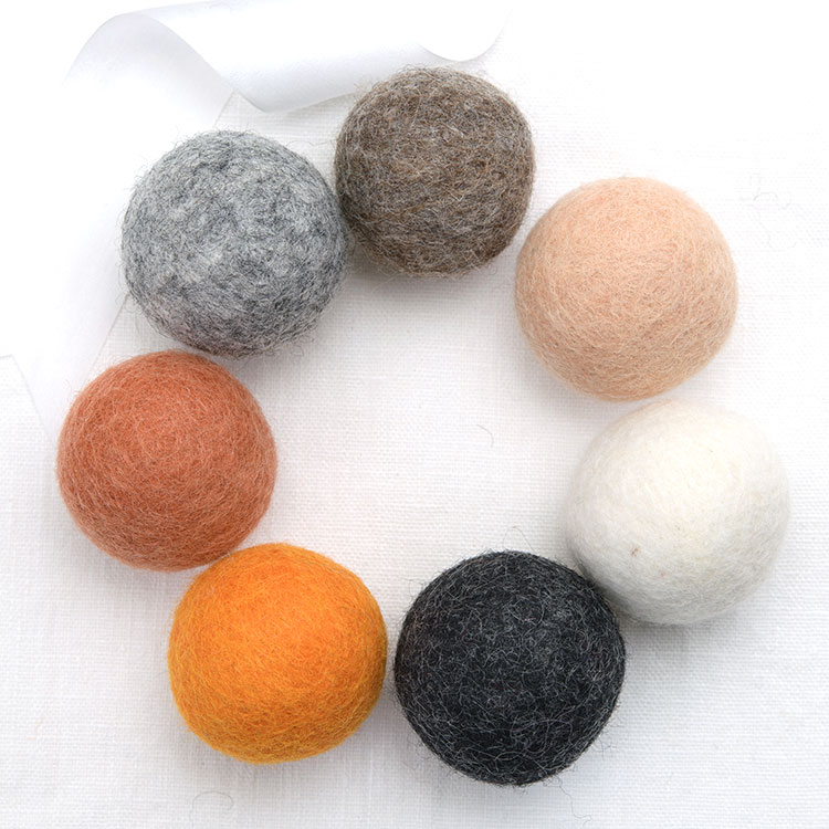 Balls felt Balls Wool Felt Balls multicolor Flocking Balls - Temu
