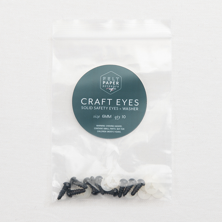 Craft eyes for Lia Griffith felt craft projects - Felt Paper Scissors Shop