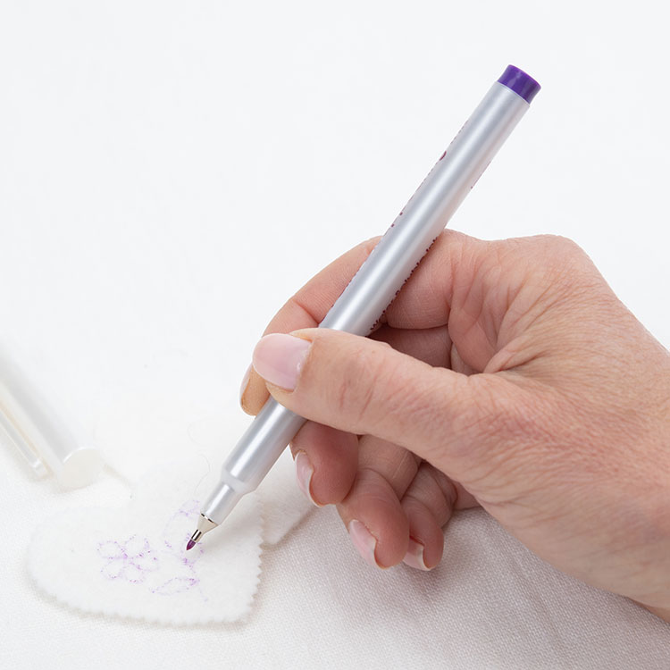 Dritz Fine Point Disappearing Ink Marking Pen - Purple