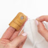 Clover Leather Thimble - Image 2