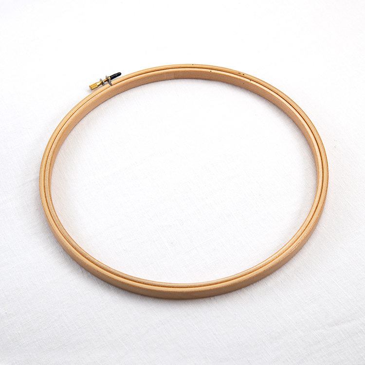 6 inch Wooden embroidery hoop - 15 cm hoop with rounded edges