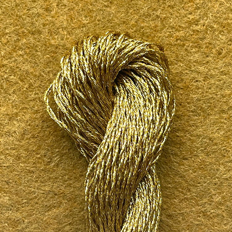 DMC Metallic Embroidery Thread - Light Gold