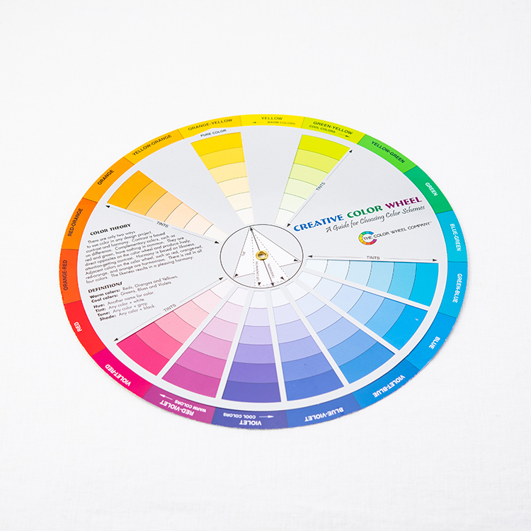 Color Wheel, Simple Operation Pocket Color Wheel Reversible Wheel Paper  Material for Classroom for Household(large)