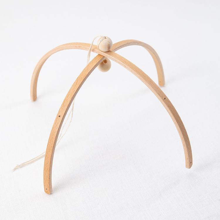 Natural Wood Beads 16mm - Felt Paper Scissors by Lia Griffith