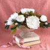 Crepe Paper White Duchess Peony Commerical Use Pattern - Image 2