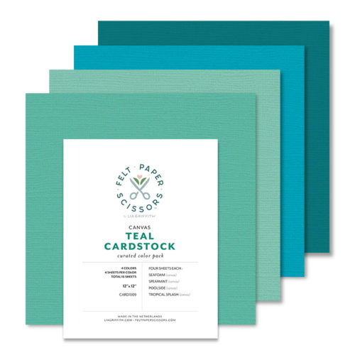 Lia Griffith Cardstock Teal Pack Felt Paper Scissors