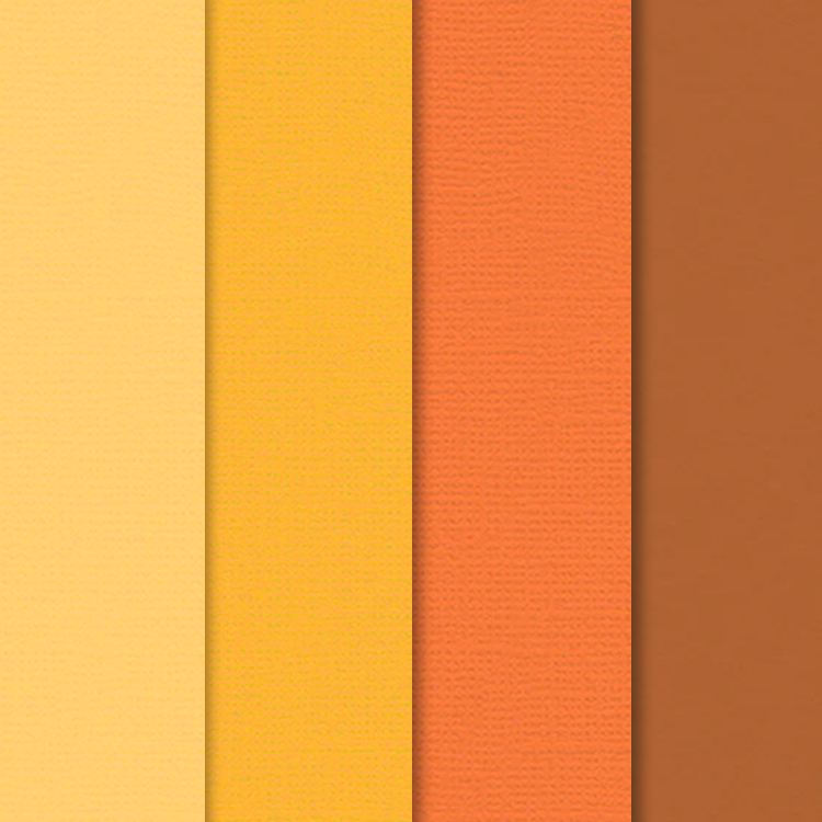 Lia Griffith Cardstock - Yellow Orange Pack - Felt Paper Scissors