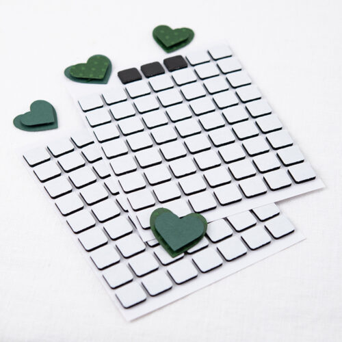 Scrapbook Adhesives by 3L 3D Foam Squares, bianco