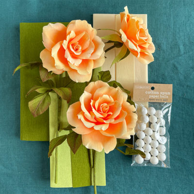 Lia Griffith Crepe paper Flowers - Lori Kutsch Crafts