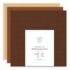 Lia Griffith Cardstock - Brown Mini Dots