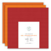 Lia Griffith Cardstock - Red & Orange Mini Dots