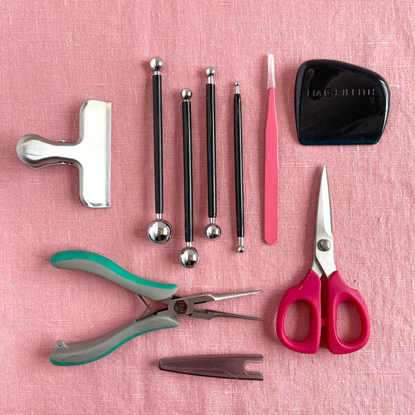 a bundle of the top six essential craft tools for crafters by Lia Griffith