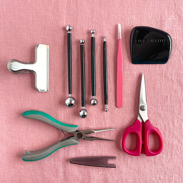Needle nose pliers/wire cutters - Felt Paper Scissors by Lia Griffith