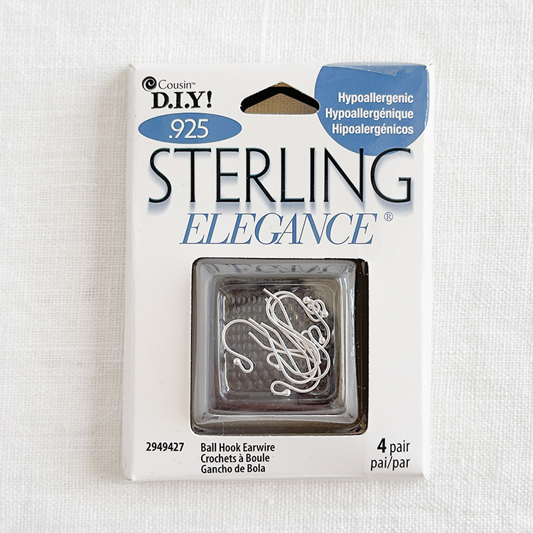 Silver ball hook earrings - Lia Griffith - Felt Paper Scissors