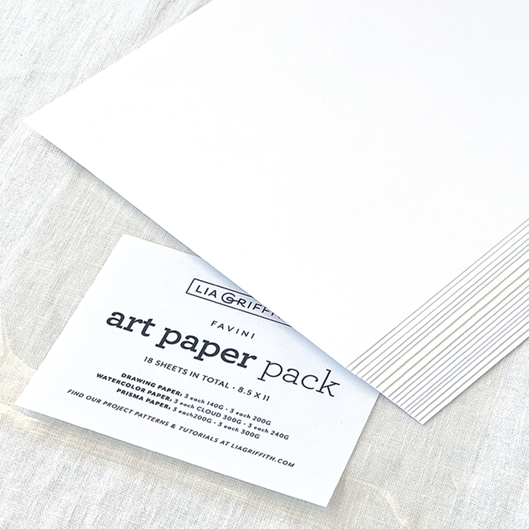 Art Paper By Favini - Watercolor (20 Fm) Natural White (Wet Technique) -  12X18 Card Stock Paper - 89Lb Cover (240Gsm) - 100 Pk [Dd]