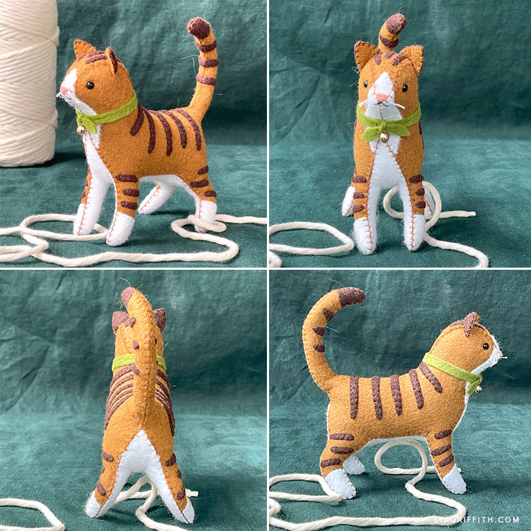 Felt Cat Craft Kit - Lia Griffith - Felt Paper Scissors