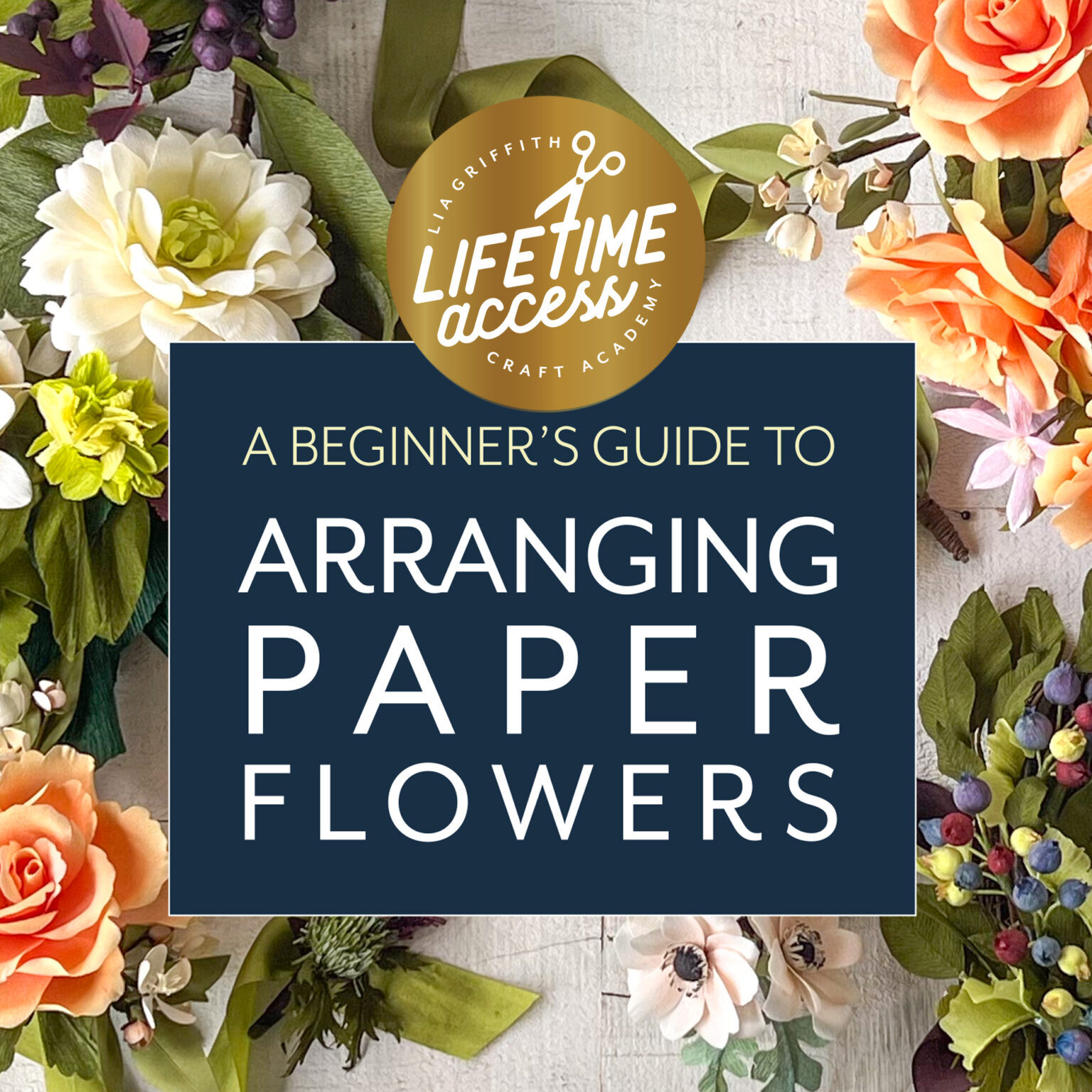 Paper Flower Arranging Master Class