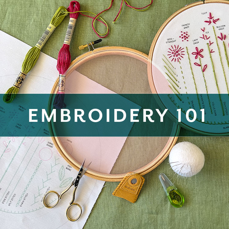 Embroidery 101 Starter Stitching Kit