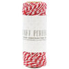 Striped Bakers Twine - Chilli Red - Image 2