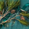 Crepe Paper Pinecone & Long Pine Branches Commercial Use Pattern
