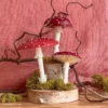 Crepe Paper Amanita Mushrooms  - Digital Download