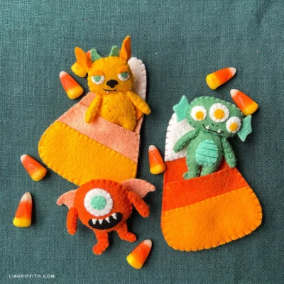 felt monster pocket pals