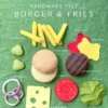 Felt Burger and Fries Commercial Use Pattern - Image 3