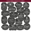 Halloween Apothecary Printable Labels (Full Set) - Digital Download