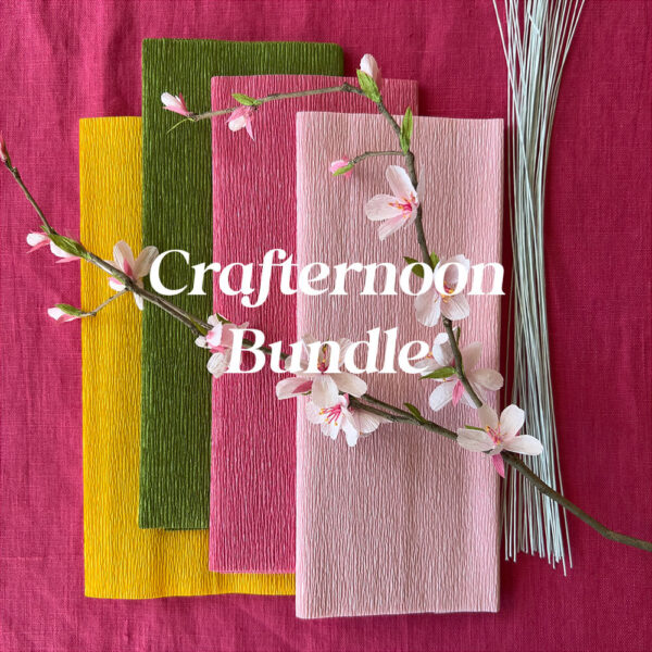 Beginner Crepe Paper Cherry Blossom Bundle