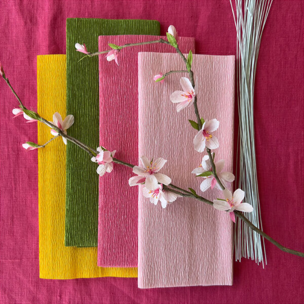 Beginner Crepe Paper Cherry Blossom Bundle - Image 2