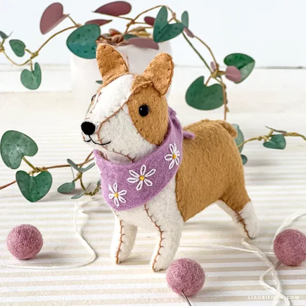 Felt Corgi- Digital Download - Image 4
