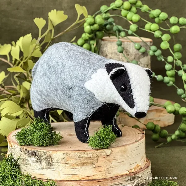 Felt Badger - Digital Download