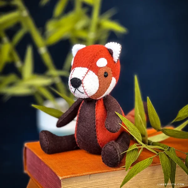 Felt Red Panda- Digital Download
