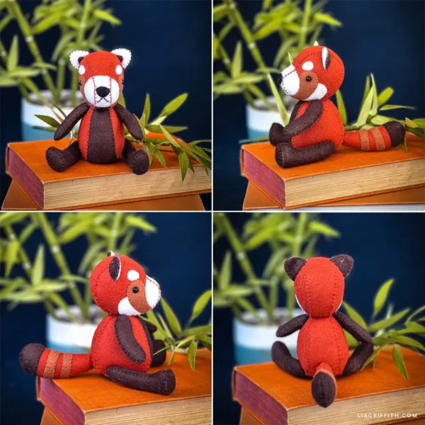 Felt Red Panda- Digital Download - Image 2