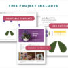 Crepe Paper African Violet- Digital Download - Image 2