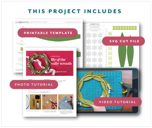 Lily of the Valley Wreath- Digital Download - Image 2