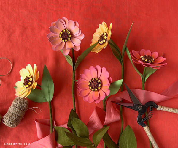 Cardstock Zinnia Materials Bundle