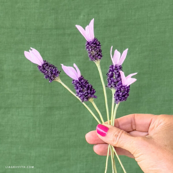 Crepe Paper French Lavender Materials Bundle