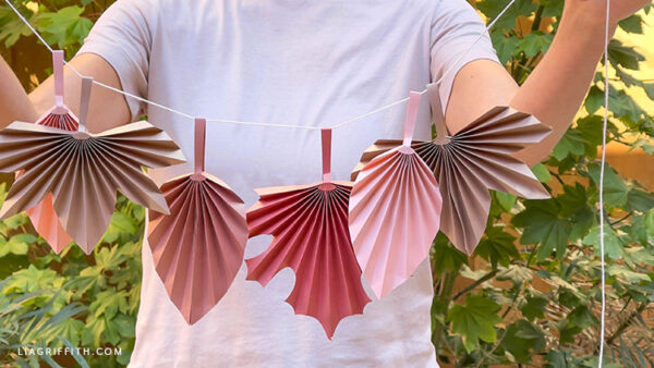Frosted Paper Accordion Fall Leaves - Digital Download - Image 3