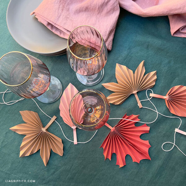 Frosted Paper Accordion Fall Leaves - Digital Download - Image 2
